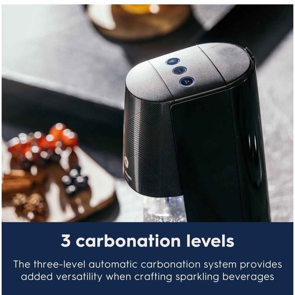 NEW SodaStream E-Terra Sparkling Water Maker Black – Electric Carbonator + CO2 + - Picture 5 of 8